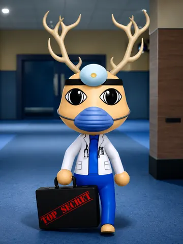 Dr Harlow from Animal Hospital Roblox